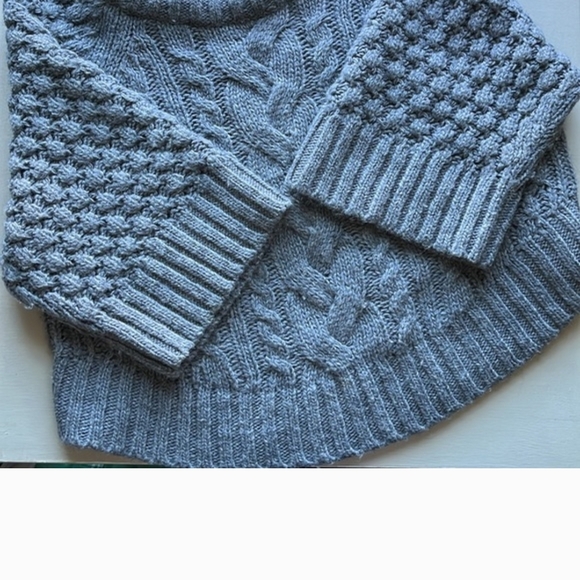 Banana Republic Gray Cable-Knit Crewneck Sweater - Picture 12 of 15